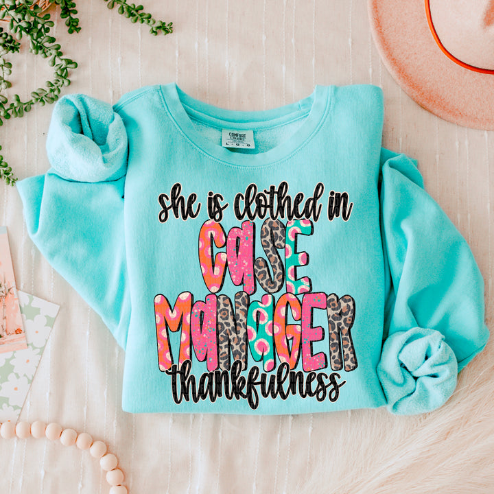 She is Clothed in Thankfulness DTF Print