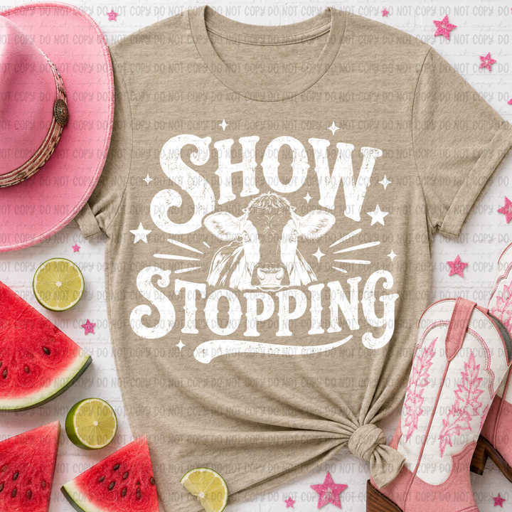 Show Stopping Cow DTF Print