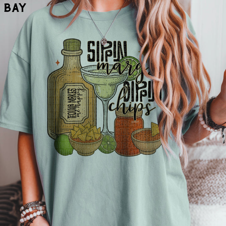 Sippin Margs DTF Print