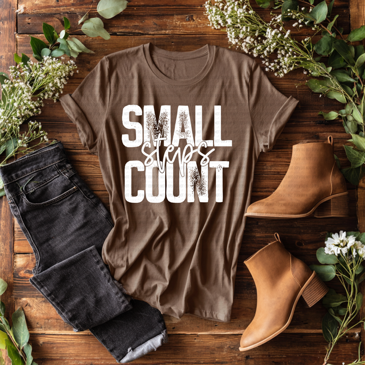 Small Steps Count DTF Print