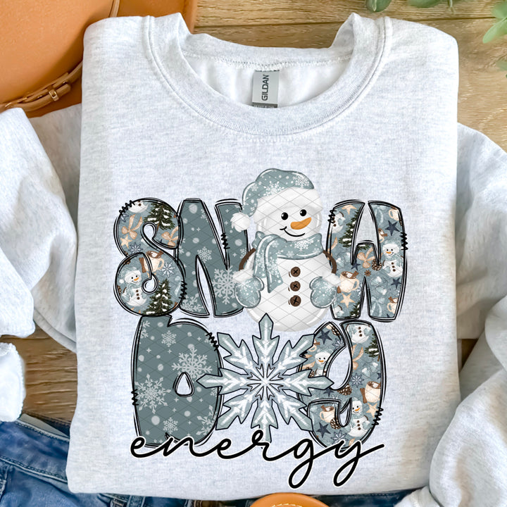 Snow Day Energy DTF Print