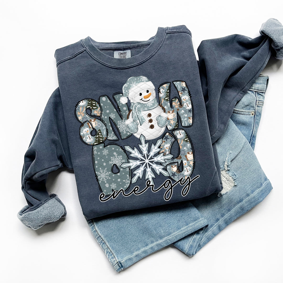 Snow Day Energy DTF Print