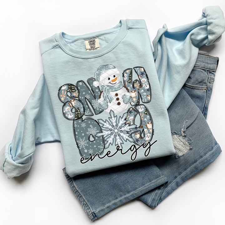 Snow Day Energy DTF Print