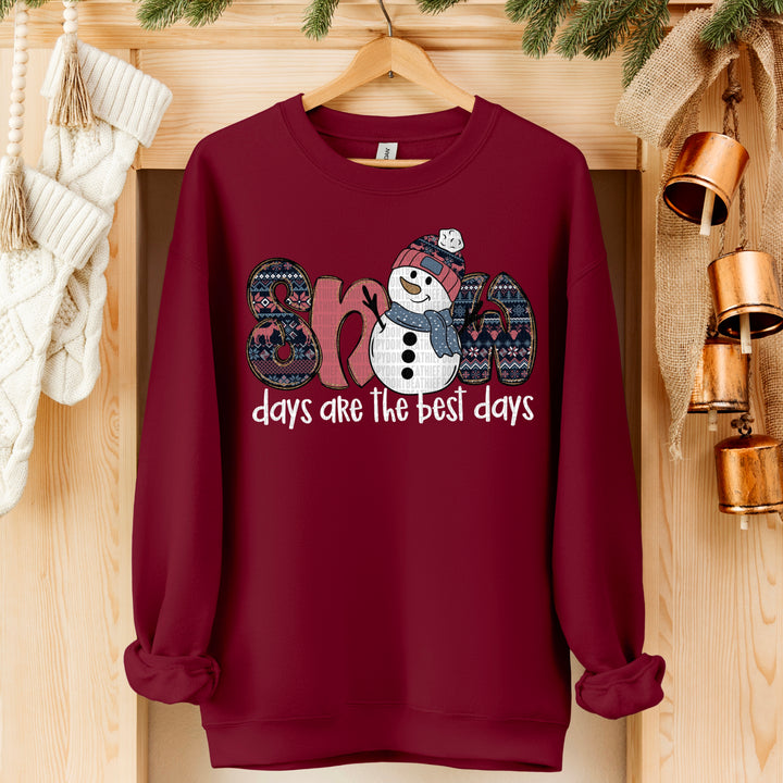 Snow Days Are The Best Days DTF Print