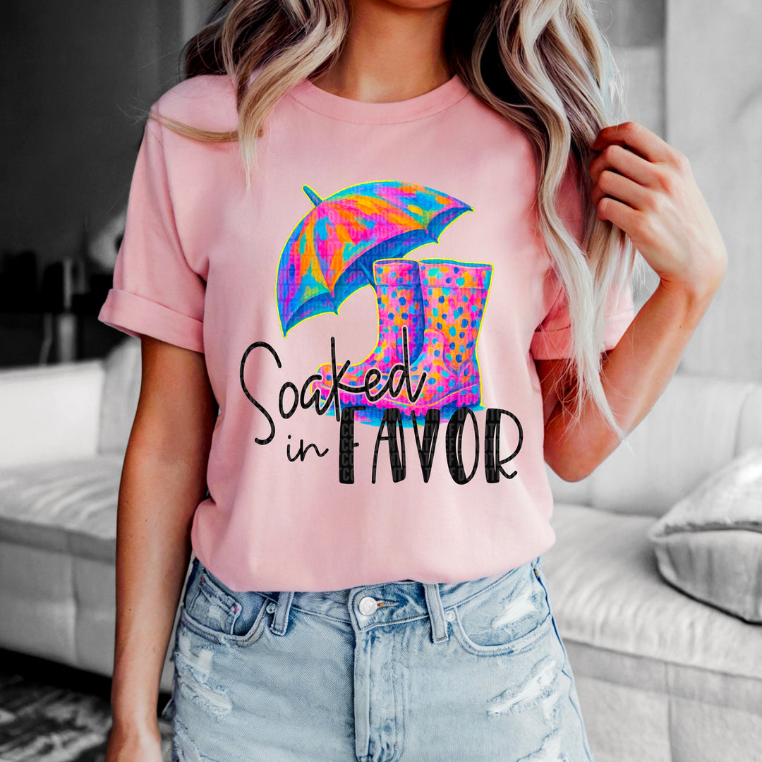Soaked In Favor DTF Print