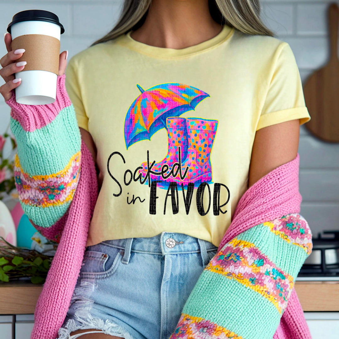 Soaked In Favor DTF Print