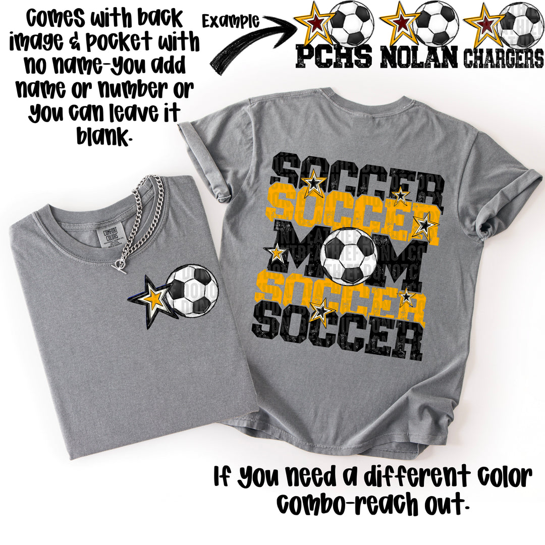 Soccer Mom Collection FRONT DTF Print