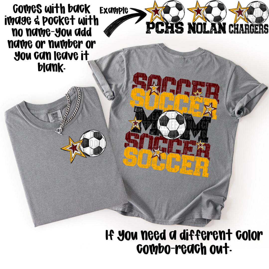 Soccer Mom Collection FRONT DTF Print