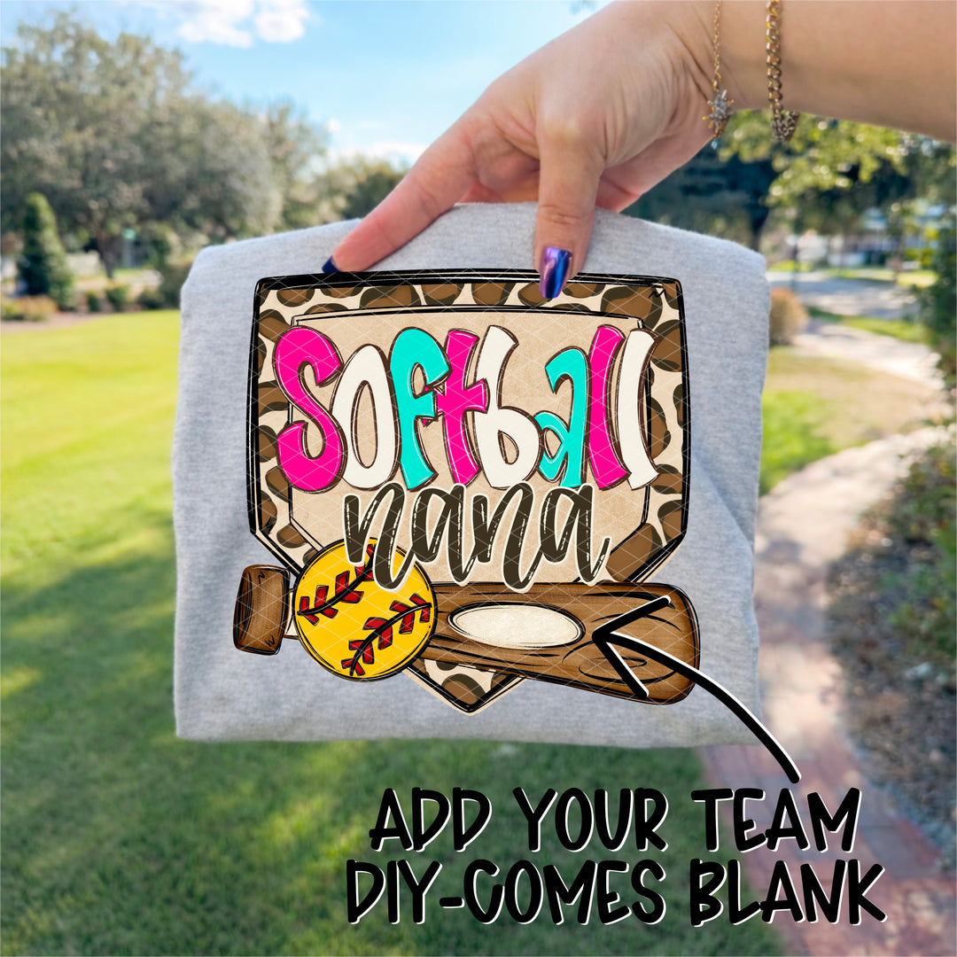 Softball Collection DTF Print