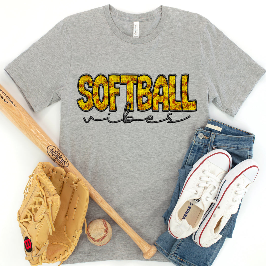 Softball Vibes DTF Print