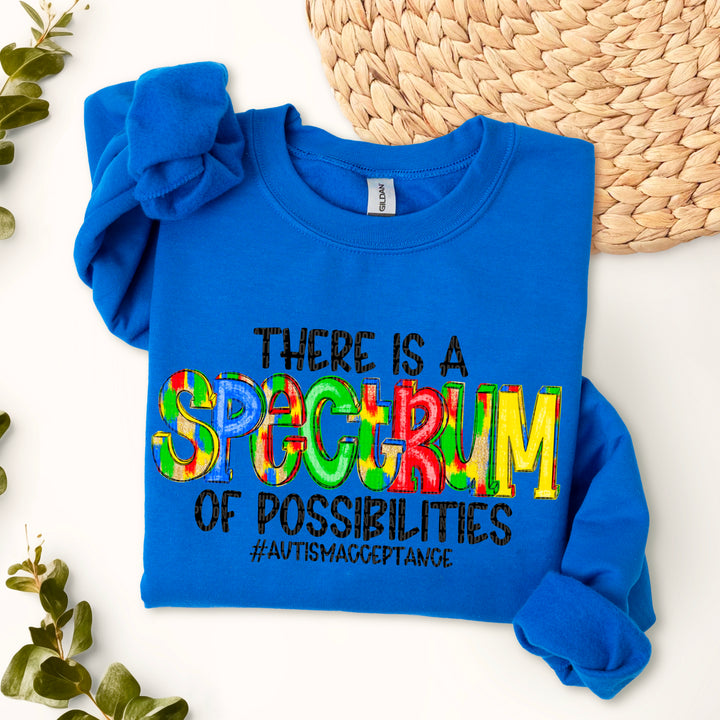 Spectrum Of Possibilities With Hashtag DTF Print