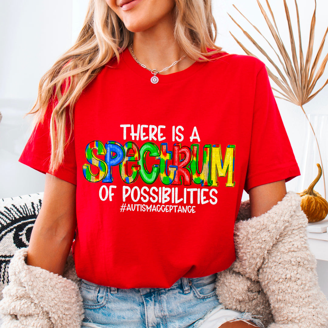 Spectrum Of Possibilities With Hashtag DTF Print