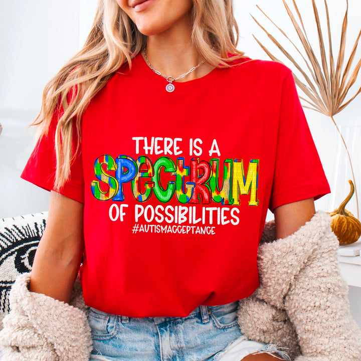 Spectrum Of Possibilities With Hashtag DTF Print
