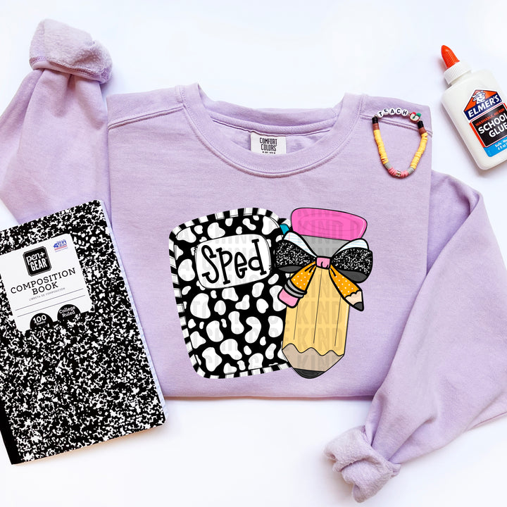 Leopard Pencil Bow Collection DTF Print