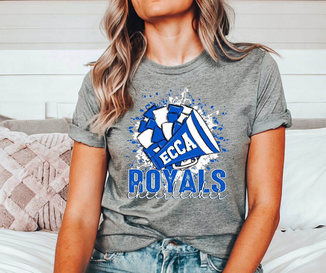 Royals Splatter Cheerleading DTF Print