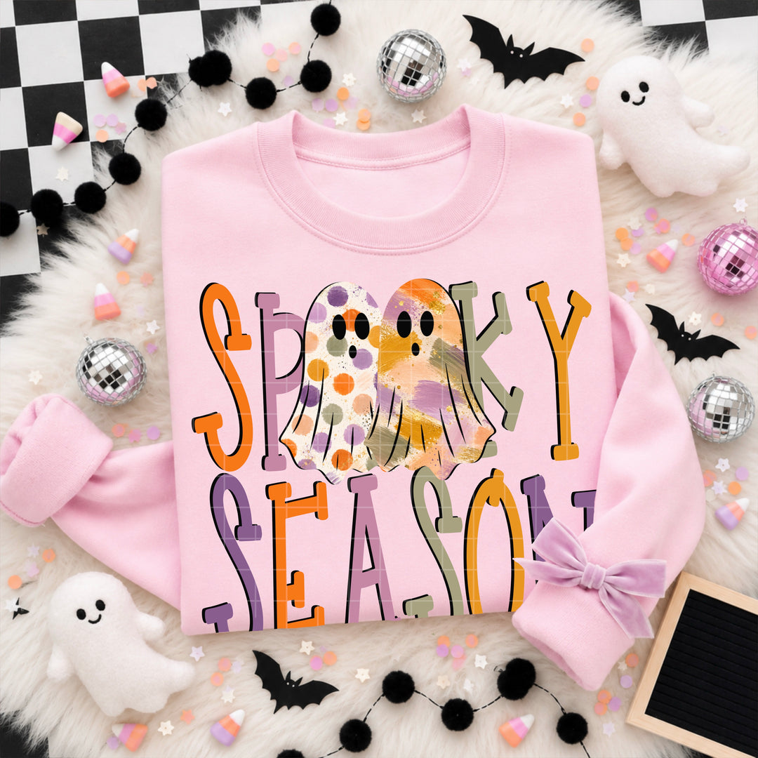 Spooky Season Ghost DTF Print