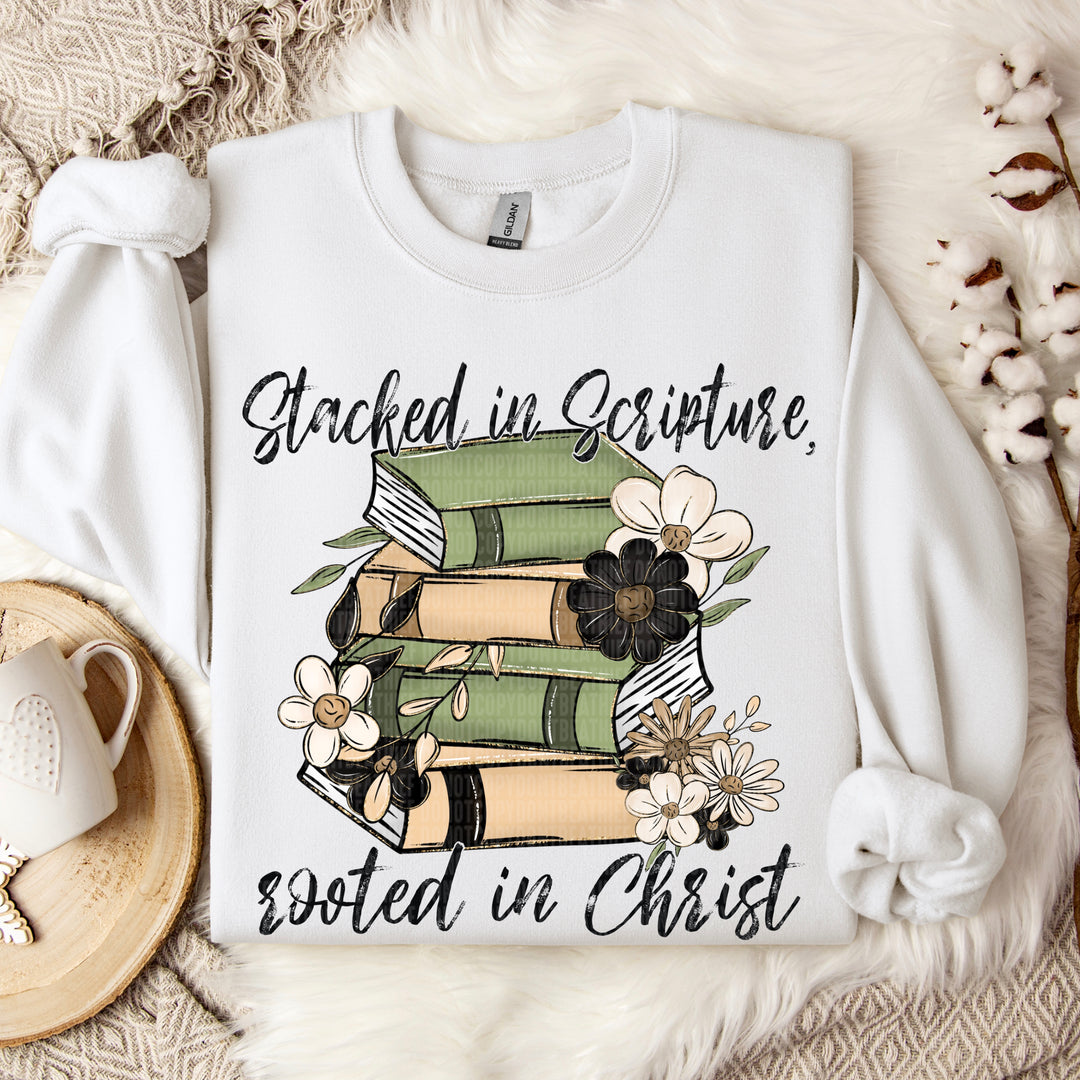 Stacked In Scripture DTF Print