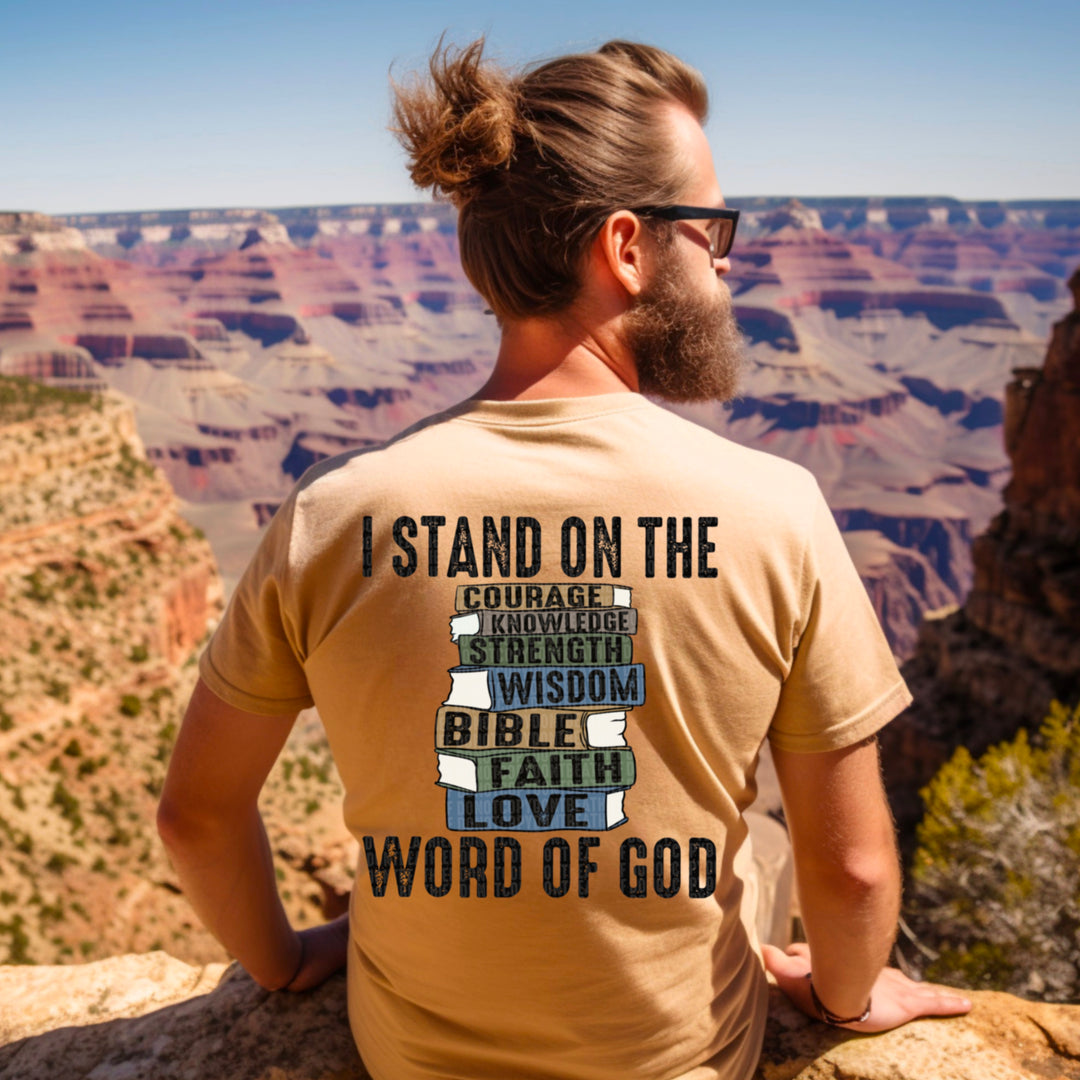 I Stand On The Word Of God DTF Print