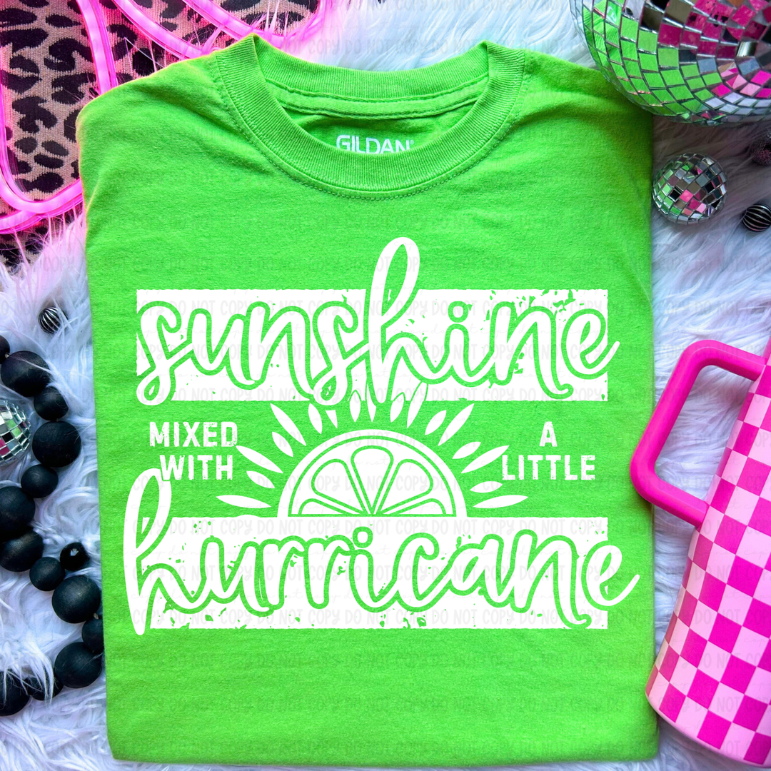 Sunshine Mixed With A Little Hurricane DTF Print