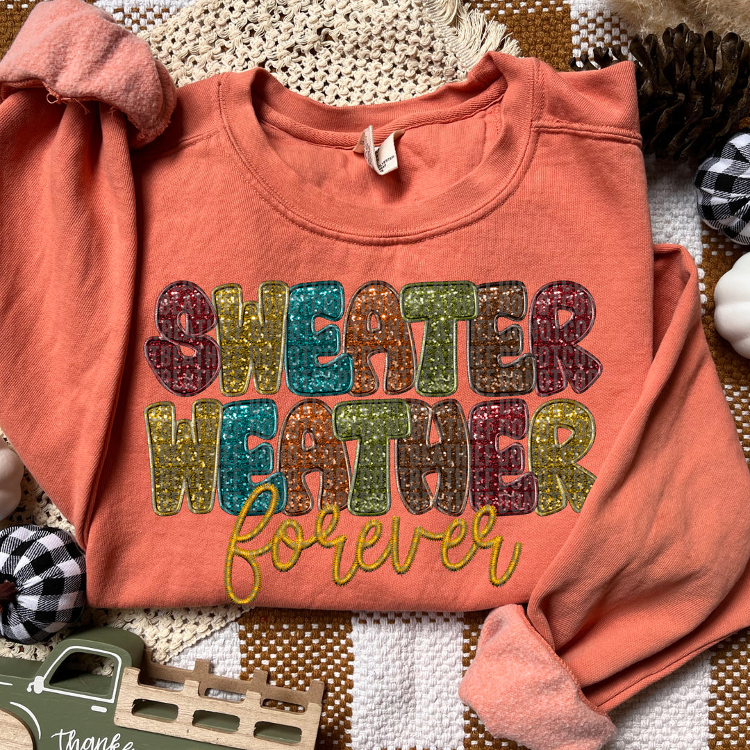 Sweater Weather Forever DTF Print