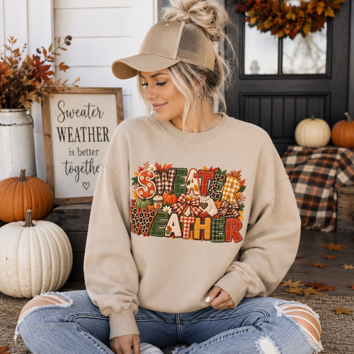 Sweater Weather Fall DTF Print