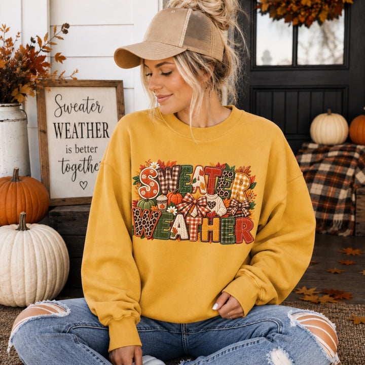 Sweater Weather Fall DTF Print