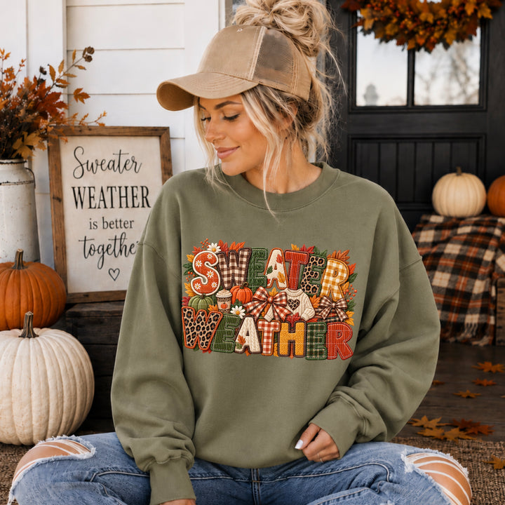 Sweater Weather Fall DTF Print