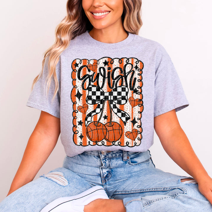 Swish Cherries DTF Print