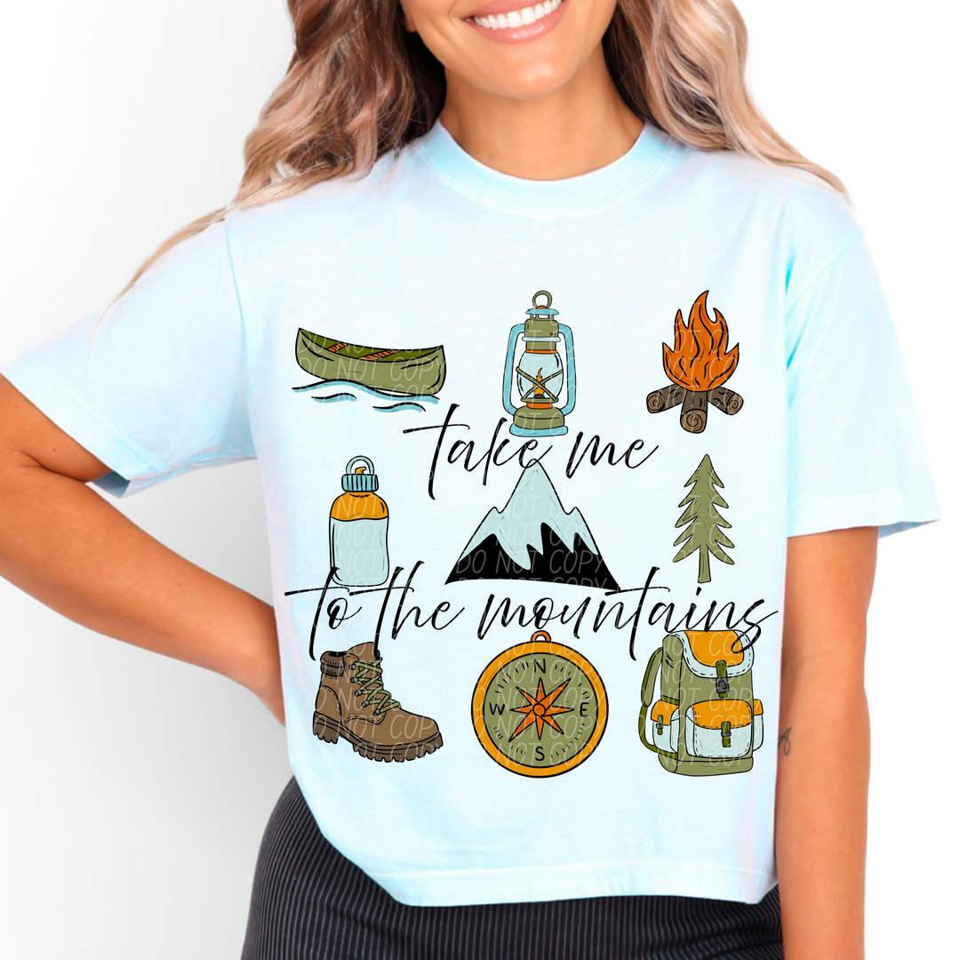 Take Me to the Mountains DTF Print
