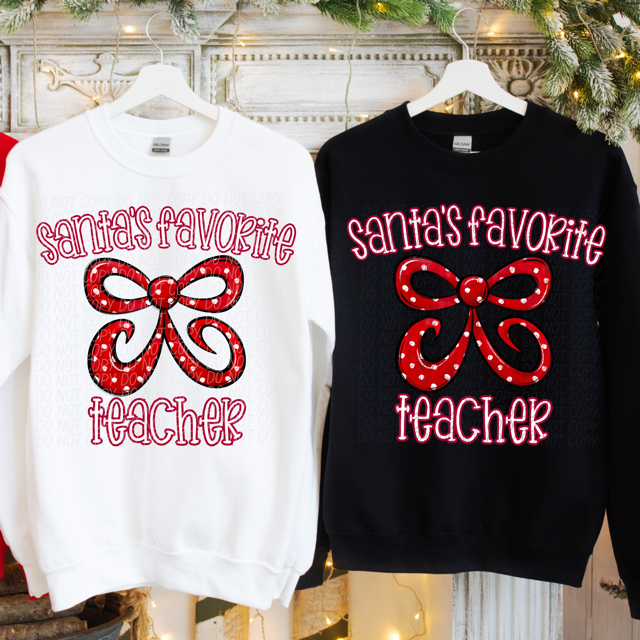 Santa's Favorite Careers DTF Print