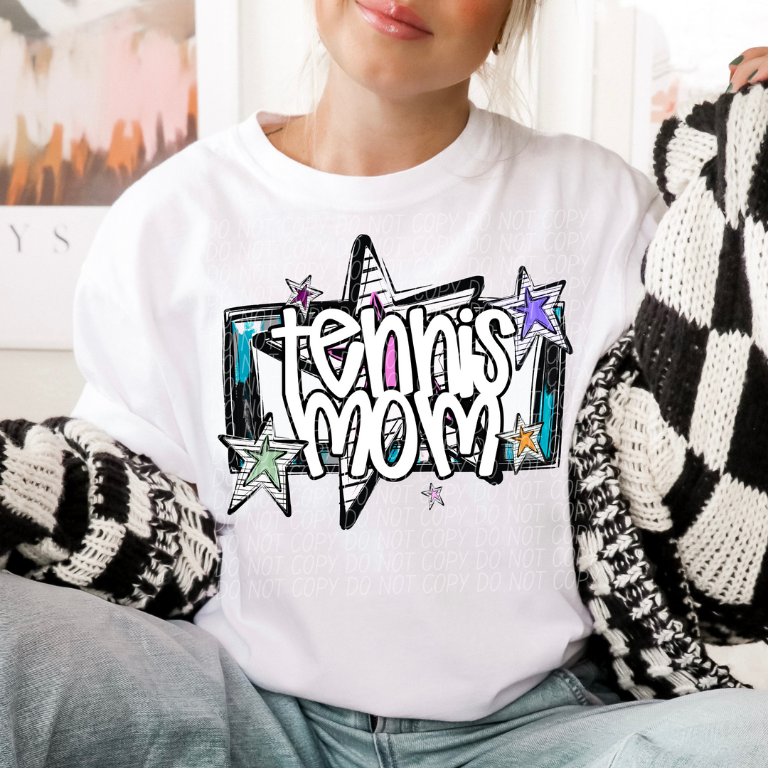 Bright Stars Sports Mom DTF Print