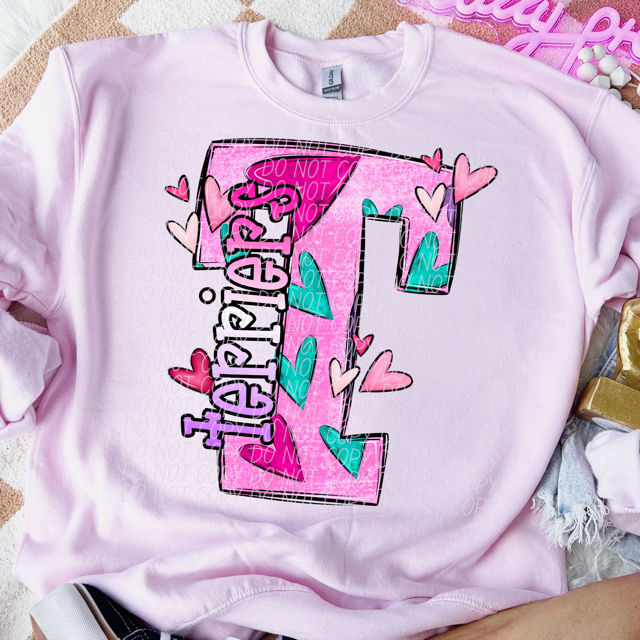 Valentine's Day Mascots DTF Print