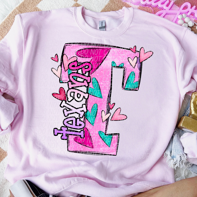 Valentine's Day Mascots DTF Print