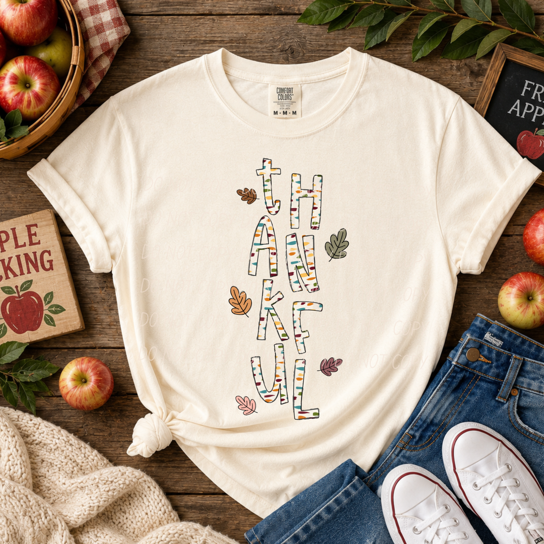 Thankful DTF Print