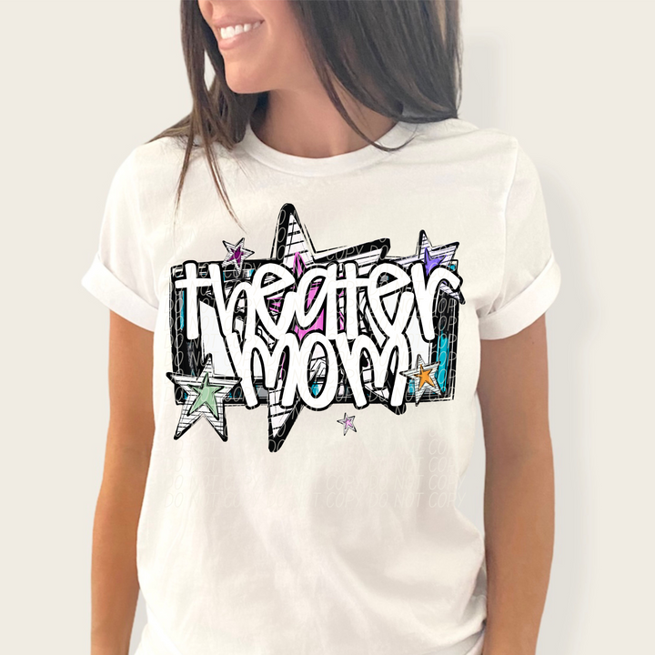 Bright Stars Sports Mom DTF Print