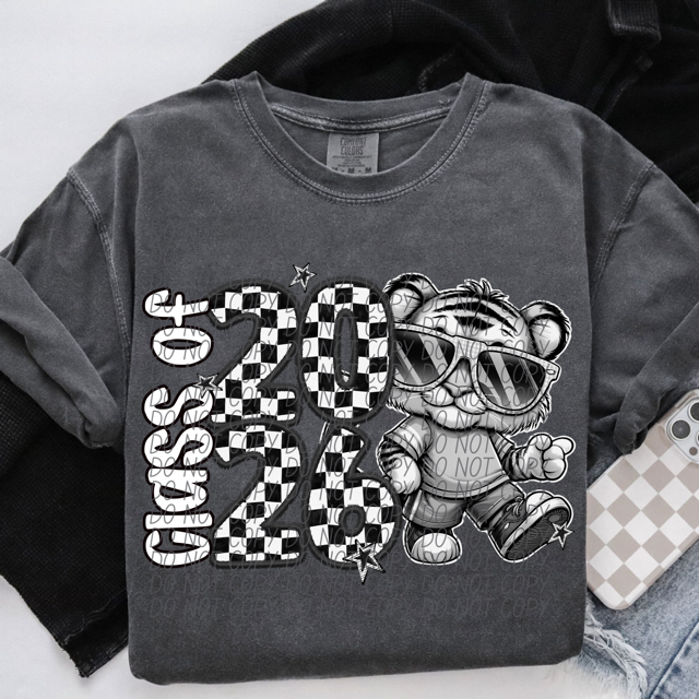 Class of 2026 Checked Mascots DTF Print