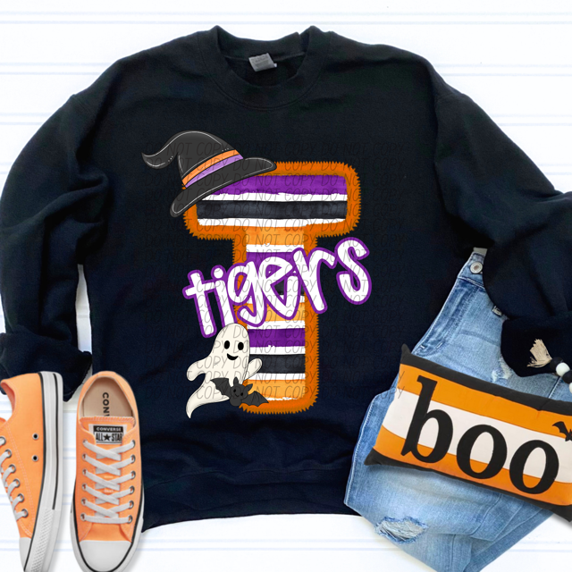 Halloween Striped Mascots DTF Print