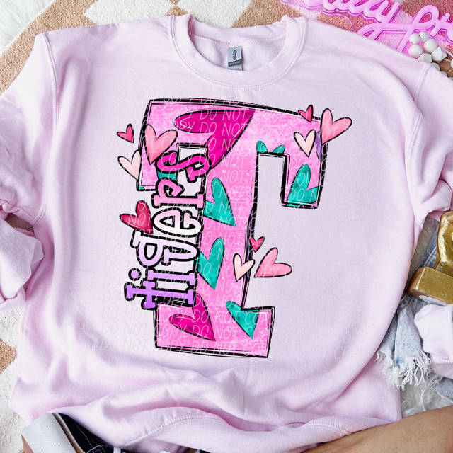 Valentine's Day Mascots DTF Print