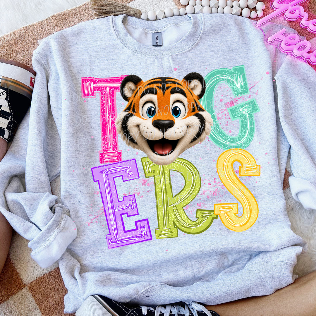 Happy Little Mascots DTF Print