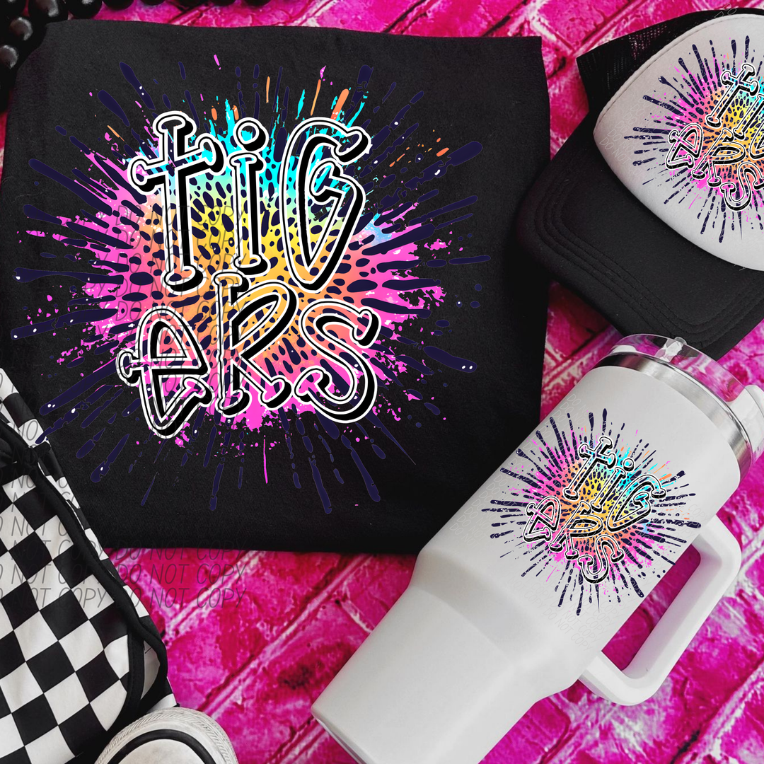 Color Splash Mascots DTF Print