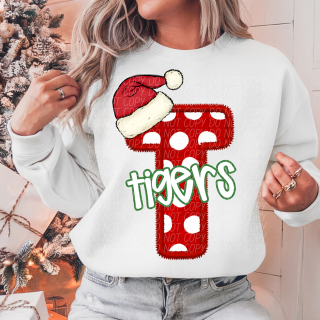 Christmas School Spirit DTF Print