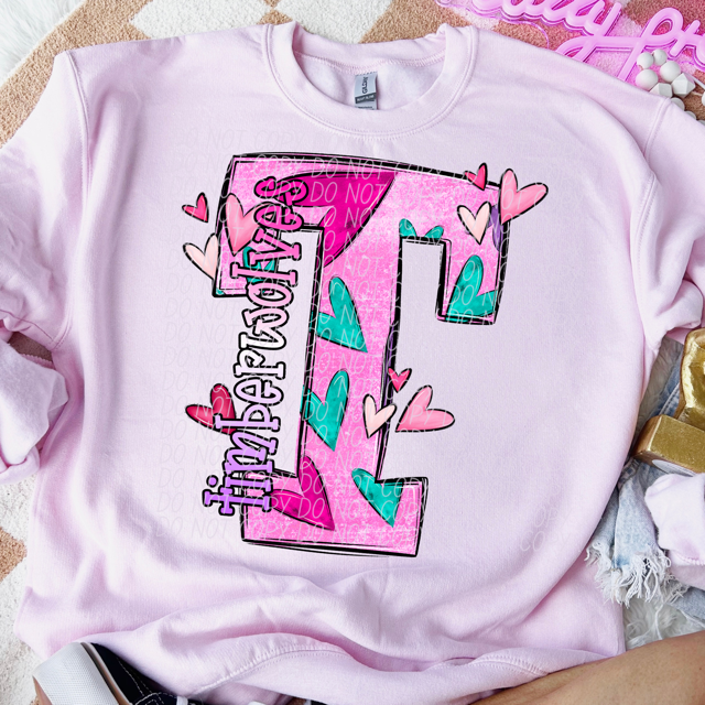 Valentine's Day Mascots DTF Print