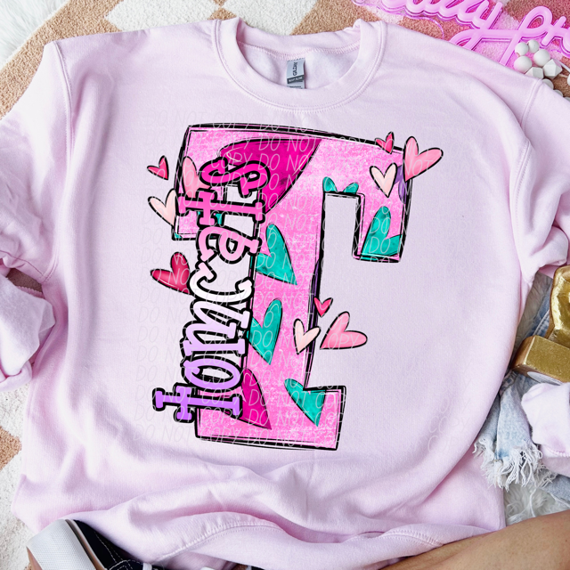 Valentine's Day Mascots DTF Print