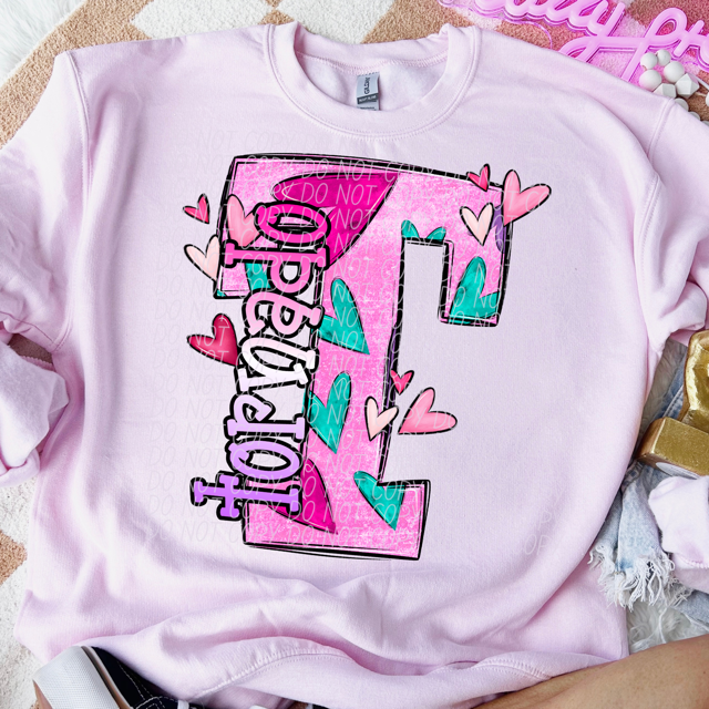 Valentine's Day Mascots DTF Print