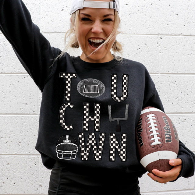 Touchdown Football Graphics DTF Print