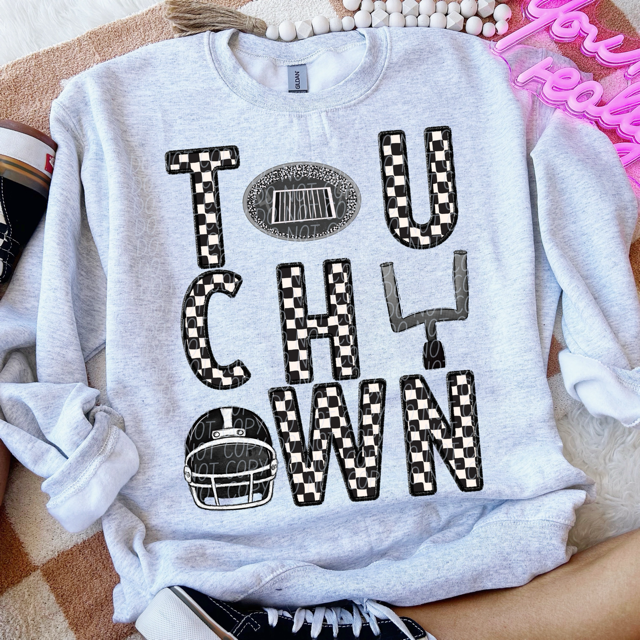 Touchdown Football Graphics DTF Print