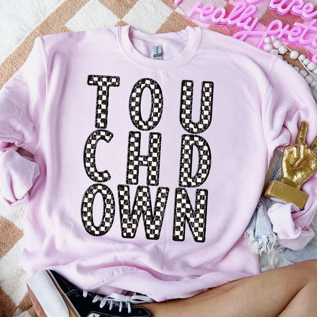 Touchdown Checks DTF Print
