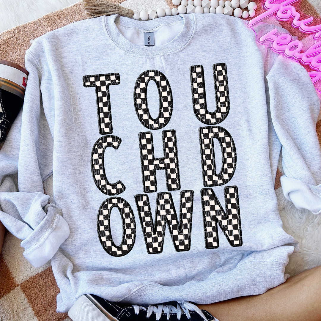 Touchdown Checks DTF Print