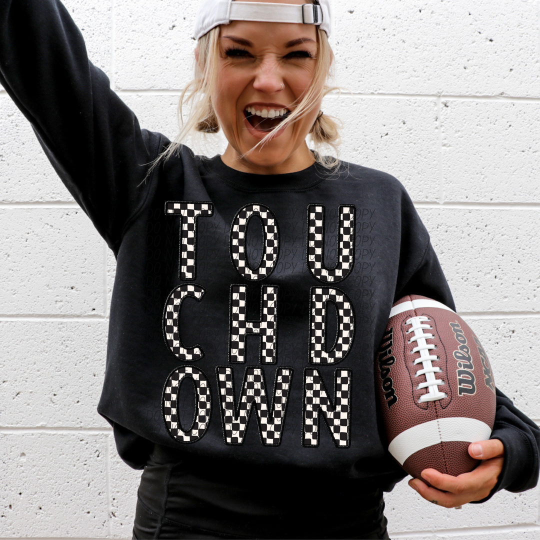 Touchdown Checks DTF Print