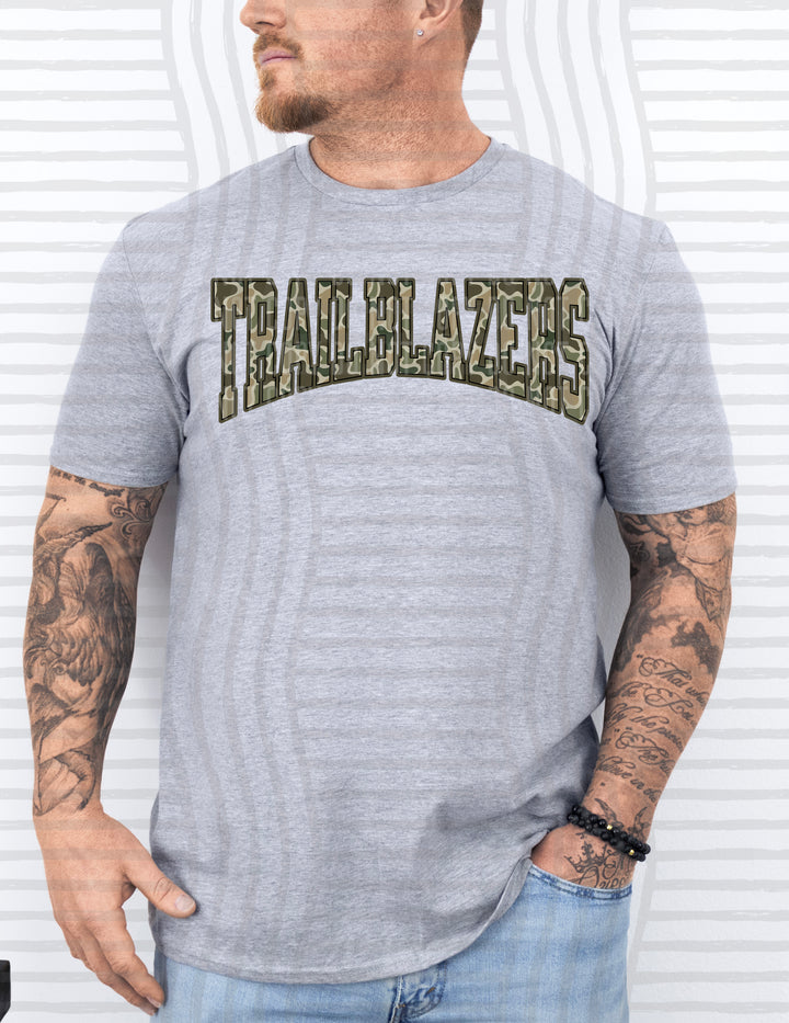 Simple Camo Arched Mascots DTF Print